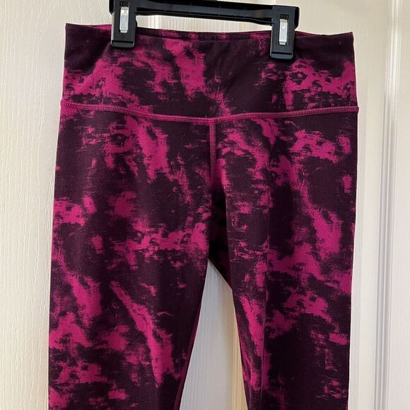 Lululemon Wunder Under Crop Leggings Tie Dye Women's Size 4 - Picture 2 of 10